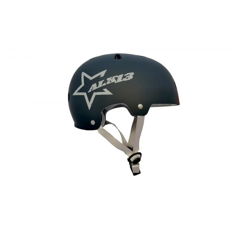 Casque ALK13 Krypton Black Grey Star 3 Casque ALK13 Krypton Black Grey Star