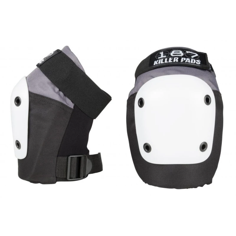 Genouillères 187 Killer Pads Fly Knee Grey/Black/White 3 Genouillères 187 Killer Pads Fly Knee Grey/Black/White