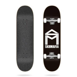 House Logo Black 7.75" SK8MAFIA Skateboard