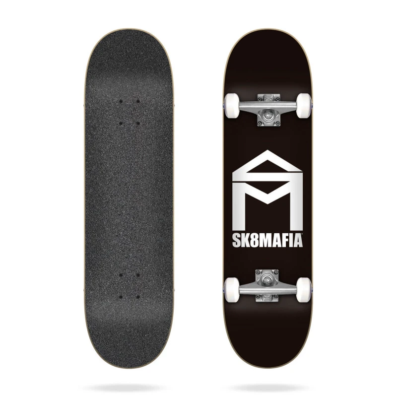 House Logo Black 7.75" SK8MAFIA Skateboard 3 House Logo Black 7.75" SK8MAFIA Skateboard