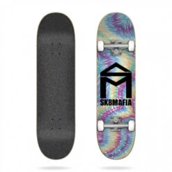 House Logo Tie Dye 7.87" SK8MAFIA Skateboard