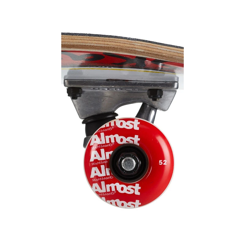 Neo Express Red 8" ALMOST Skateboard 6 Neo Express Red 8" ALMOST Skateboard – Image 4