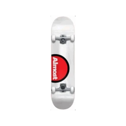 Off Side White 7.625" ALMOST Skateboard