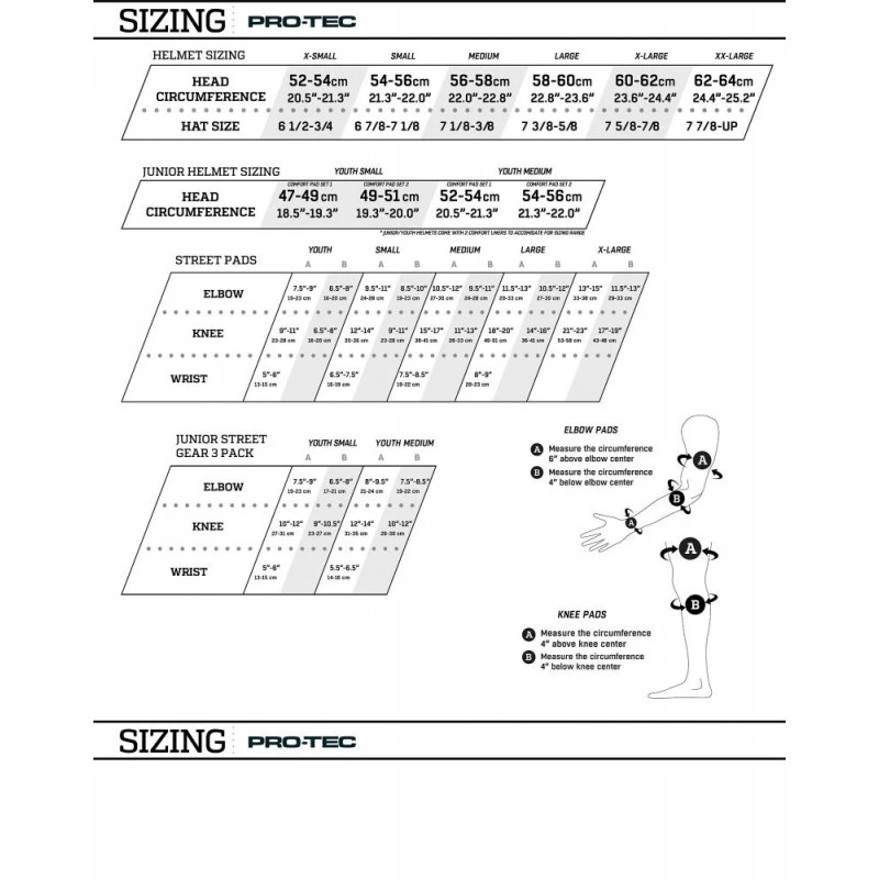 Pack 3 Protections PRO-TEC Street Gear Junior 8 Pack 3 Protections PRO-TEC Street Gear Junior – Image 6
