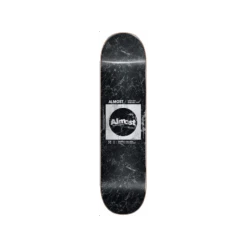 Planche Minimalist R7 Black White 8.25" ALMOST Skateboard