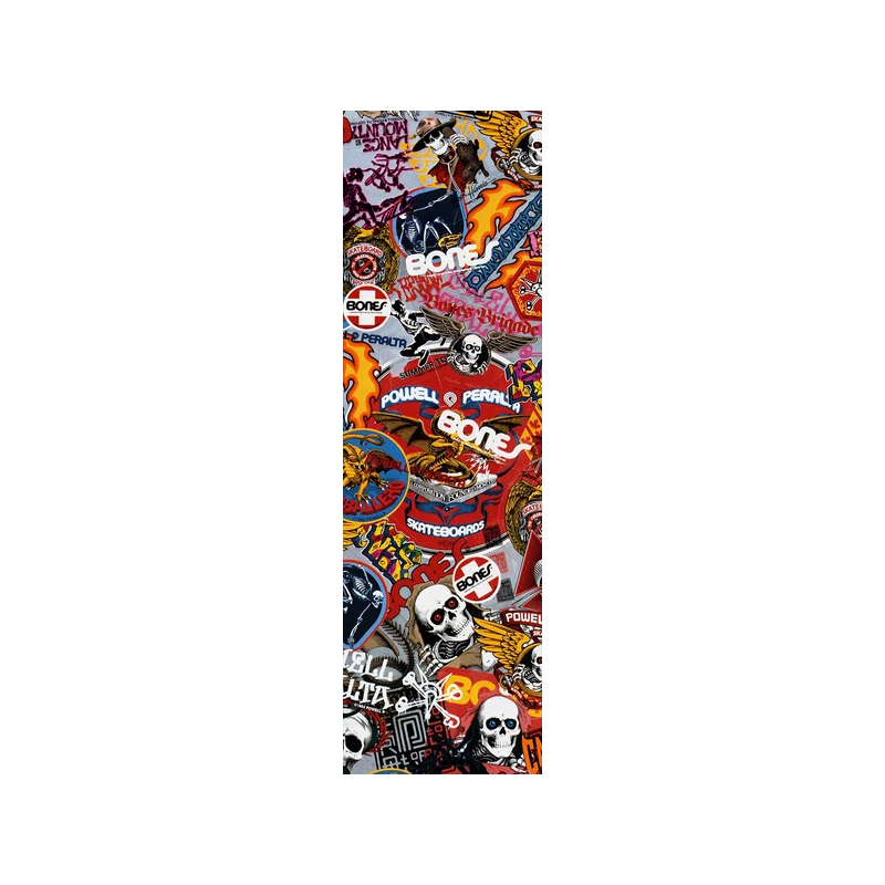 POWELL PERALTA GRIP PLAQUE OG STICKERS WHITE 9 X33 3 POWELL PERALTA GRIP PLAQUE OG STICKERS WHITE 9 X33