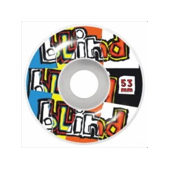 Roues OG Ripped Multi 53mm 99A BLIND Skateboard