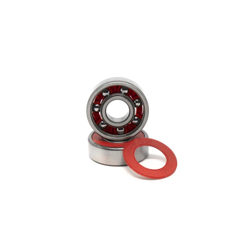 Roulements Super 0 Abec 5 Silver/Red X8 MOSAIC 6 Roulements Super 0 Abec 5 Silver/Red X8 MOSAIC – Image 4