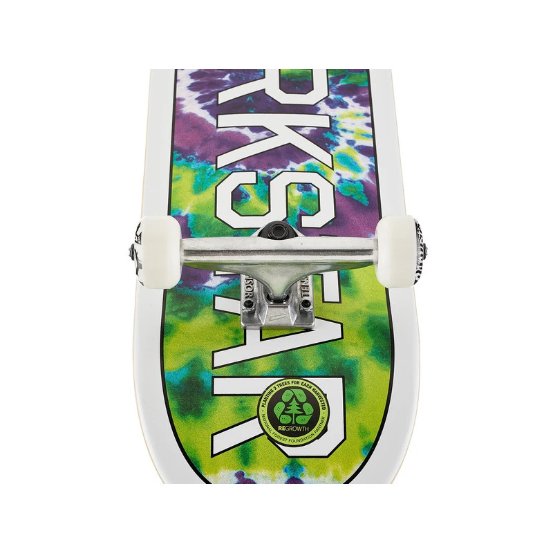 Timeworks Green Tie Dye 8.25" DARKSTAR Skateboard 7 Timeworks Green Tie Dye 8.25" DARKSTAR Skateboard – Image 5